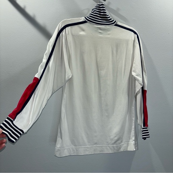 Vintage 90s Retro Vintage Tommy Hilfiger Long Sleeve Stripe Collar Shirt Large - Picture 6 of 9